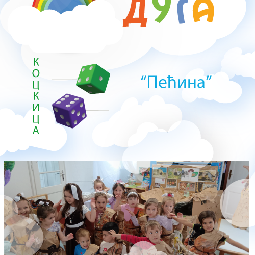 Старија група „Истраживачи“ вртића „Коцкица“ пројекат „Пећина“васпитачице Зорица Пантелић и Данијела Ђорђевић 2024/25