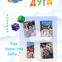 „Кад порастем бићу…“пројекат са млађом васпитном групом вртића „Коцкица“ васпитачице Селена Глишић и Нина Прековић