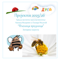 Завретак пројекта „Пчелица вредница“ средња васпитна грпа вртића „Бубамара“ васпитачице Наташа Месаровић и Оливера Милачић